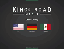 Tablet Screenshot of kingsroadmedia.com